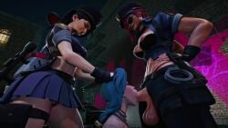 1futa 2girls 3d 3d_animation abuse_of_power animated arcane ass assisted_fellatio athletic_female athletic_futanari audible_creampie audible_ejaculation audible_swallowing audible_throatpie balls big_ass big_breasts blowjob blue_eyes blue_hair boots breasts caitlyn_kiramman clothed_female clothed_futa clothes cops_and_robbers_series cum_in_mouth cum_in_throat deepthroat detailed_background disobeying_job erect_penis erection exposed_breast fellatio female female_assisted_rape forced forced_oral futa_with_female futanari hand_on_another's_head human imminent_orgasm incest interpolated intersex jinx_(league_of_legends) league_of_legends light-skinned_female light_skin lust lynya officer_vi oral oral_rape oral_sex out_of_character pale-skinned_female pale_skin partially_clothed penis penis_in_mouth pink_hair police_brutality police_cap police_hat police_uniform policewoman public_sex purple_eyes rape riot_games sex shirt shorter_than_20_seconds shorter_than_30_seconds siblings sisters smirk sound sunglasses tagme throatpie tinted_eyewear unprofessional_behavior vi video video_game_character video_games