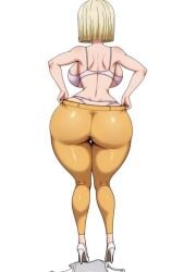 1girls ai_generated alternate_version_available android_18 animated artist_request blonde blonde_female blonde_hair blonde_hair_female blue_eyes blue_eyes_female bouncing_ass bouncing_breasts cameltoe cleavage curvy dragon_ball erect_nipples female gigantic_breasts grok high_heels huge_areolae huge_ass nai_diffusion no_sound puffy_nipples realistic roque short_hair short_hair_female stable_diffusion thick_lips video voluptuous wide_hips yellow_hair