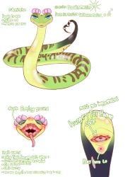 1girls 2025 2d blush female femsub furry furry_female human_dominating humaned master_viper pussy scalie scalie_female snake tagme