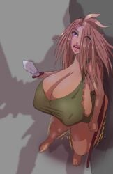1girls blonde_female blonde_hair bottomless breast_expansion breasts breasts_bigger_than_head gender_transformation genderswap_(mtf) giant_breasts great_sword height_reduction huge_breasts hylian large_breasts link nintendo nipple_bulge nipples pointed_ears rule_63 sequence shortstack shortstackification shrinking small_breasts sword the_legend_of_zelda top_heavy transformation tunic undeadpenguin37