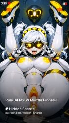 3$_patreon ai_generated android android_girl beanie beanie_hat big_breasts cleavage deep_cleavage disembodied_hand disembodied_hands disembodied_limb female female_focus female_robot grabbing_another's_breast grabbing_breasts groping_breasts hoodie huge_breasts huge_thighs human human_male j_(murder_drones) light-skinned_male looking_at_viewer male male_pov murder_drones offscreen_character offscreen_male patreon patreon_hidden_shards pom_pom_beanie purple_eyes purple_hair robot robot_girl seaart.ai sexual_assault sexual_harassment skirt squeezing_breast squeezing_breasts tagme thick_thighs toque wide_hips