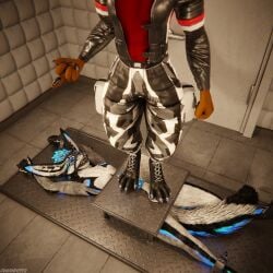 1:1 3d_(artwork) 4k absurd_res animal_genitalia animal_penis anthro anthro_on_anthro arms_tied ball_crush ball_gag ball_squeeze balls biped black_body black_boots black_clothing black_footwear black_fur black_shoes blender_(artwork) blender_cycles blue_body blue_fur blue_penis bodily_fluids bondage boot_on_balls boot_on_penis boots bound brown_body brown_fur canid canine canine_genitalia canine_penis canis claws clothed clothing cock_and_ball_torture crush cum cum_dripping_from_penis cum_on_penis depth_of_field digital_media_(artwork) dominant dragonplayer dragonplayer_(character) duo erection feet flat_balls foot_crush foot_fetish foot_on_balls foot_on_penis foot_play footwear fox fur gag gagged genital_fluids genital_torture genitals grey_body grey_fur hair hi_res hindpaw hybrid inside jacket khenos knot leather leather_boots leather_clothing leather_footwear leather_jacket leather_topwear legs_tied legwear male male/male mammal multicolored_body nude on_ground open_mouth orgasm padded_room pain paws penis penis_squeeze red_body red_fur reflection restraints rexouium sex shoes shoes_on slim slim_anthro slim_male slim_sub smile standing standing_on_balls standing_on_penis submissive submissive_male tail topwear torture trampling white_body white_fur