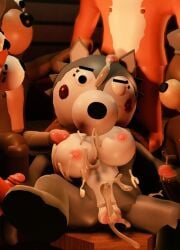 baren (piggy) from piggy (game) by piggypornmodeller