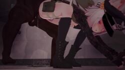 3d 3d_animation animated balls bathroom big_penis black_male blush boots breasts captured cock cum cum_drip cum_in_pussy cum_inside dark-skinned_male dick female female_focus filian filian_(vtuber) forced gerwazy hard_nipples indie_virtual_youtuber iron_cross koikatsu long_penis male male_on_female male_penetrating male_penetrating_female military_hat military_jacket military_uniform nazi nazi_uniform nipples penis rape raped rope sex sex_from_behind sex_slave shorter_than_10_seconds small_boobs small_breasts socks sound streamer tagme vagina vaginal_penetration vaginal_sex video virtual_youtuber vtuber wet white_hair