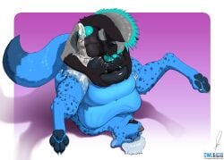 absurd_res anal anal_vore andromorph andromorph/male animal_genitalia animal_pussy anthro anthro_on_anthro big_penis biped blue_body blue_fur bodily_fluids canine_genitalia canine_pussy claws cunnilingus dipstick_tail duo erection excessive_genital_fluids excessive_precum foreskin fur genital_fluids genitals glans hi_res huge_cock humanoid_genitalia humanoid_penis hyena hyper hyper_genitalia hyper_penis intersex intersex/male kraven_lupei male mammal markings oral owligatorstudios pawpads paws penis precum pussy sex tail tail_markings tongue tongue_out vaginal_penetration vore