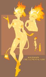 dungeons_and_dragons elemental elemental_creature elemental_humanoid gooqimastula_(ishton) ishton large_breasts tagme tiefling tiefling_girl
