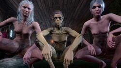 baldur's_gate_3 jaheira lae'zel nude_filter screenshot shadowheart