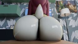 16:9 3d_(artwork) 3d_animation amphibian amphibian_humanoid animal_humanoid animated anthro ass big_butt butt_crush butt_focus butt_smother daisy_(rochin1000) digital_media_(artwork) facesitting female frog frog_humanoid humanoid macro male male/female nude nude_female omananimations pinned_by_butt sitting_on_another smothering stuck_to_butt thick_thighs tree_frog wide_hips widescreen