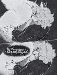 andy_(shizumoh) anthro anthro_on_humanoid ball_sucking balls balls_in_mouth big_balls big_dick rimming rimming_male shizumoh tagme