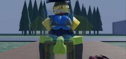 1boy 1girls 3d artist_request assault_gun_(nic) baseplate female gun male noob noob_(roblox) noobs_in_combat roblox roblox_game robloxian source_request tagme