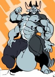 absorption absorption_vore anthro assimilation balls bearcat big_balls big_penis bovid bovine brown_body bull canine cock cock_vore cum dick feline furry gay goo_creature goo_transformation grey_body growth homosexual hyper_balls hyper_penis male male/male male_only male_penetrating markings merging muscle_growth muscles muscular muscular_male penetration penis penis_growth semen sex slime snow_leopard spots testicles transformation trencalos tusks veiny_penis vore