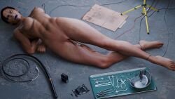 1girls 3d 3d_(artwork) abs athletic_female bdsm big_breasts bondage brown_body brown_skin dark-skinned_female dark_skin diabolicalshit electric_shock electricity electrocution electrostimulation feet female female_focus femsub full_body fully_nude lying pain rape resident_evil resident_evil_5 ryona screaming sheva_alomar shock shocked submissive submissive_female surgical_instrument toned toned_female torture vaginal_insertion whip