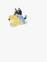 anal animated anthro balls bandit_heeler bluey_(series) canid canine canis domestic_dog duo genitals hi_res male male/male mammal pat_(bluey) sex wildside_45