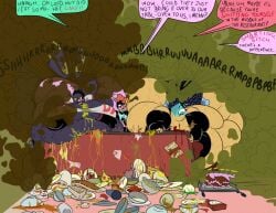 1_eye 3girls anthroskunkfromthe90s arguing birthday_cake birthday_girl brown_gas cake final_part food food_everywhere green_gas green_gas_cloud hyper hyper_fart hyper_farting messy_room morbidly_obese morbidly_obese_anthro morbidly_obese_female morbidly_obese_humanoid motion_lines no_mouth obese obese_anthro obese_female obese_humanoid onomatopoeia overate overweight overweight_anthro overweight_female overweight_humanoid part_2 png puntthepoodle restaurant restaurant_setting shameless shart sharting slob smaller_female ssbbw triangle_head wet_fart