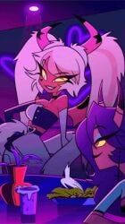 animated animated_gif gif helluva_boss verosika_mayday verosika_mayday_(helluva_boss) vivziepop