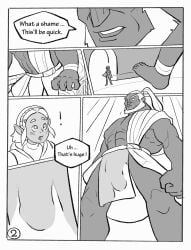 asking_for_it big_dick comic_cover comic_page comic_panel comic_strip comics cum dopalnsfw doujinshi drinking_cum fanart ganondorf hentai horny_female parody zelda_(tears_of_the_kingdom)