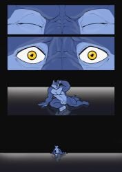 anthro balls blue_body bulge canine cock cock_transformation comic cum dick dragon engis_(trencalos) furry gay goo_creature homosexual horn latex latex_suit male male/male male_only markings muscles muscular muscular_male penis penis_transformation reptile restrained semen shark skull slime tail testicles transformation trencalos underwear vagina vaginal_penetration vaginal_sex vein veiny_penis wings wolf