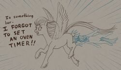 2025 balls digital_media_(artwork) duo ear_piercing english_text equid equine fan_character feathered_wings feathers fellatio feral genitals gynomorph gynomorph/male hair hasbro hi_res horn horse intersex intersex/male larger_gynomorph larger_gynomorph/small_male larger_intersex lucent_(oc) male mammal my_little_pony mythological_creature mythological_equine mythology oral pegasus penile piercing pony rag_doll_physics running sex simple_background size_difference smaller_male stray_prey tail text unicorn wild_spice_(oc) wings