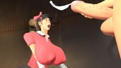 ass big_balls big_breasts big_butt big_nipples big_penis breasts cum cum_shot female_scout femscout huge_balls huge_breasts huge_cock huge_nipples licking rule_63 scout sex source_filmmaker team_fortress_2 tongue tongue_out