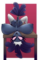 background_character feather_duster hazbin_hotel hazbin_hotel_(season_2) huge_breasts solo_female swinbop