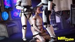 2boys 3d animated erection fellatio female m1llcake male no_sound oral penis rey source_filmmaker star_wars stormtrooper straight the_force_awakens video