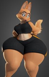 1girls 3d anaroth big_breasts breasts diane_foxington huge_ass huge_breasts huge_thighs palmtreerothic tagme thick_thighs wide_hips