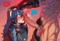 1boy 1girls abs ai_generated aroused aroused_face athletic athletic_female balls bandai_namco big_butt big_thighs blue_eyes blue_hair blush breasts breath caption clothed clothed_female clothed_female_nude_male clothing comic comic_page comics curvy curvy_body curvy_female curvy_figure cute cute_face dominant dominant_male dominated domination english english_text female fire_emblem fire_emblem_awakening hand_on_another's_head hand_on_head hoorpy hourglass_figure imminent_fellatio imminent_oral kazama_jin kneeling large_penis long_hair lucina_(fire_emblem) male_dominated male_dominating male_dominating_female male_domination muscular muscular_male namco nervous nervous_face nervous_sweat nintendo open_mouth patreon patreon_logo patreon_username penis penis_on_face petite petite_body petite_breasts petite_female pubic_hair sexy sexy_body sexy_pose standing story submissive submissive_female surprised sweat sweatdrop sweating sweaty teeth tekken tekken_8 testicles text thick_thighs thighs tongue veiny_penis voluptuous voluptuous_female wide_eyed