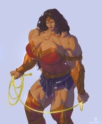 wonder woman from dc comics by catastropart