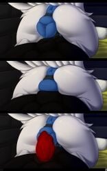 absurd_res animal_genitalia animal_penis animal_vulva anus ass balls big_balls big_butt black_bars black_body black_fur bodily_fluids canine_genitalia canine_penis canine_vulva duo eeveelution erection female feral fur generation_1_pokemon generation_2_pokemon genitals hi_res huge_balls invee_(redeye) jolteon kurai_(sgtmiller1233) letterbox male male/female nintendo nipples penetration penis pokemon pokemon_(species) redeye sitting_on_penis umbreon vulva