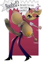background character from hazbin hotel by swinbop