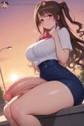 1futa 2026 ai_generated ass balls big_ass big_balls big_breasts big_butt big_penis erect_penis erection flouzai futa_only futanari highres huge_breasts huge_cock idolmaster idolmaster_cinderella_girls looking_at_viewer penis seductive seductive_look seductive_pose seductive_smile shimamura_uzuki testicles uncensored veiny_penis