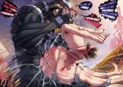 5_fingers abdominal_bulge absurd_res alien alien_humanoid armpit_hair astroodragon big_butt black_body body_hair breasts butt clothing conjugal_slavery dialogue english_text female female_penetrated fingers hi_res huge_butt human human_on_humanoid human_penetrated humanoid humanoid_hands humanoid_penetrating humanoid_penetrating_human interspecies male male/female male_penetrating male_penetrating_female mammal marvel marvel_rivals multicolored_body nipples nude_humanoid nude_male penetration peni_parker sex standing symbiote text torn_clothing venom_(marvel) white_body