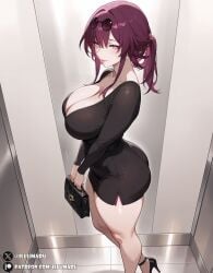 kafka (honkai: star rail) from honkai (series) by illumaru