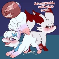 2024 absurd_res accessory alolan_form alolan_vulpix alternate_color animal_genitalia animal_penis ass_to_ass blush bodily_fluids bow_ribbon canine_genitalia canine_penis cheek_tuft chest_tuft cum cum_from_vagina cum_in_uterus cum_in_vagina cum_inside cum_on_ground digital_drawing_(artwork) digital_media_(artwork) duo ejaculation facial_tuft fangs female female_penetrated fennekin feral feral_on_feral feral_penetrated feral_penetrating feral_penetrating_feral fur fur_tuft generation_6_pokemon generation_7_pokemon genital_fluids genitals gradient_fur hair_accessory hair_ribbon hairbow head_tuft heart_pupils heart_symbol hi_res inaccurate_knotting internal internal_vaginal interspecies kerchief knot knotted_penis knotting leaking_cum looking_at_another looking_at_partner looking_back looking_back_at_another looking_back_at_partner male male/female male_penetrating male_penetrating_female nintendo on_one_leg open_mouth open_smile paws penetration penile penile_penetration penis pink_penis pokemon pokemon_(species) porldraws purple_eyes quadruped raised_tail red_body red_eyes red_fur regional_form_(pokemon) ribbons sex side_view smile standing tail teeth tongue_showing tuft uterus vaginal_canal vaginal_penetration white_body white_fur