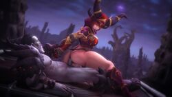 3d alexstrasza animated ass blizzard_entertainment bombowykurczak deathwing deathwing_(world_of_warcraft) erection female heroes_of_the_storm male no_sound penis reverse_cowgirl_position sex source_filmmaker straight video void_corruption_(warcraft) warcraft world_of_warcraft