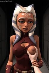 ahsoka tano from clone wars by spicytoonai