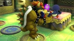 2025 2boys 3_toes 3d anthro barefoot big_dom_small_sub boshi bowser carrying_another carrying_partner claws digital_media_(artwork) dominant dominant_male duo featureless_crotch feet fellatio gasp gay grabbing_hips hi_res inside koopa lift_job lifted male male/male mario_(series) mostly_nude narrowed_eyes nintendo obscured_sex oral penile power_bottom reptile scalie sex size_difference size_play spread_legs spreading standing submissive submissive_male sucking super_mario_rpg_legend_of_the_seven_stars tamayoshi toe_claws toes yoshi