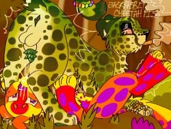 2025 4:3 69_position ambiguous_gender amur_leopard animal_genitalia animal_penis anus balls beaded_jewelry beads bodily_fluids bracelet cheetah cori_(jackrabbit) dirt drugged drugged_sex drugs duo english_text felid feline feline_genitalia feline_penis feral feral_on_feral forest genital_fluids genitals glistening glistening_eyes grass hi_res jackrabbit_(artist) jewelry joint kandi_(jewelry) leopard light lighting male male/ambiguous mammal marijuana marijuana_blunt marijuana_fumes oral pantherine peeing peeing_on_another peeing_on_head penile_spines penis perineum plant sativa_(jackrabbit) sex shaded shrub smoking spiked_penis spikes spikes_(anatomy) steam substance_intoxication text trans_(lore) trans_man_(lore) tree urine urine_in_mouth urine_on_head urine_pool watersports