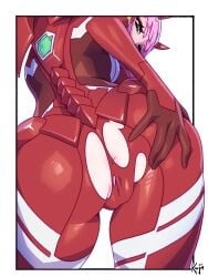 ass asshole big_ass big_butt big_thighs darling_in_the_franxx female female_only huge_ass huge_butt huge_thighs kajinman legs light-skinned_female light_skin massive_ass massive_butt massive_thighs pink_hair spread_ass spread_legs spreading thick_thighs thighs torn_clothes zero_two_(darling_in_the_franxx)