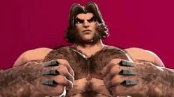 3d 3d_model animated animated_image beard chest_moving chest_play hairy_abs hairy_arms hairy_chest hoogasu male male_only marvel marvel_rivals muscles no_visible_genitalia playing_with_chest playing_with_nipple pleasure solo_male tagme wolverine_(marvel_rivals) wolverine_(x-men)