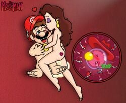 1boy 1girls 1up accurate_art_style after_sex blush breasts brown_hair closed_eyes cum cumdrip duo earrings ex-girlfriend facial_hair female hat hugging human human_on_human jewelry kissing larger_female light-skinned_female light-skinned_male light_skin lipstick long_hair male male/female mammal mario mario_(series) mature mature_female mature_male mature_man mature_woman nintendo nude nude_female nude_male open_mouth pauline red_hat red_lipstick rings shorter_male size_difference sperm_cell straight taller_female the_moss-man voluptuous voluptuous_female x-ray