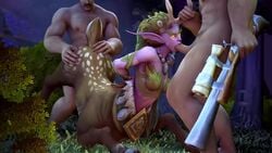 1girls 2boys 3d animated batesz blizzard_entertainment breasts centaur cleavage deer_taur dominant_male dryad dryad_(warcraft) erection fellatio female flowers_in_hair forced forced_oral from_behind green_hair heroes_of_the_storm horn_grab human human_domination human_penetrating human_penetrating_taur interspecies leaves_in_hair long_hair lunara male no_sound nude_male oral outdoor_sex outdoors pale-skinned_male pale_skin penis public_rape public_sex rape sex source_filmmaker straight submissive_female submissive_taur sехual taur threesome video video_games warcraft world_of_warcraft