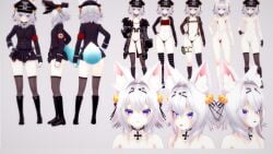 3d bikini bikini_aside bikini_bottom bikini_top boots coat collar female female_focus female_only filian filian_(vtuber) gerwazy holster indie_virtual_youtuber iron_cross koikatsu military military_cap military_clothing military_hat military_jacket military_uniform naked naked_female nazi nazi_armband nazi_uniform nipples no_pubic_hair pussy shaved_pussy showcase_outfit skirt sling_bikini slingshot_swimsuit small_boobs small_breasts socks streamer swastika tagme tail thigh_socks thighhighs vagina virtual_youtuber vtuber white_hair ww2