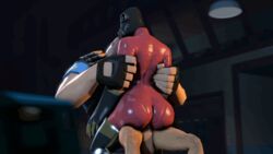 3d 3d_(artwork) ambiguous_penetration animated balding bandolier big_ass bodysuit cowgirl_position facial_hair fempyro fingerless_gloves gas_mask genderswap_(mtf) gif gloves heavy heavy_(team_fortress_2) heavy_weapons_guy holding_arms latex latex_suit pyro pyro_(team_fortress_2) rule_63 sex sitting_on_lap sitting_on_penis team_fortress_2 thighhighs thrusting_hard