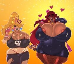 bowsette from mario (series) by flamingsanity