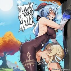 1futa 1girl 1girls ai_assisted ai_generated animal_girl anime anime_style balls big_ass big_breasts blonde_hair blue_hair boobs breasts caption clitoris cock comic comic_page cum_in_mouth curvaceous curvaceous_body curvaceous_female curvaceous_figure dialogue dickgirl ejaculation fellatio female female_focus fit_female futa futa_on_female futa_only futa_sans_pussy futa_with_female futanari futanari_only ganyu_(genshin_impact) genshin_impact girl girly hentai high_resolution highres horn horns horny hourglass_figure huge_ass huge_balls huge_boobs huge_breasts huge_butt huge_cock huge_penis huge_testicles huge_thighs lumine_(genshin_impact) manga manga_page medium_ass medium_breasts medium_penis muscular orgasm patreon penis pussy self_upload sexy shiny sparklie speech_bubble stable_diffusion story text text_bubble uncensored vagina voluptuous voluptuous_female waifu waifu_diffusion worship