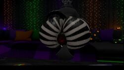 3d_animation animated anthro anus_twitching anus_wink ass_focus audible_throbbing back_view backsack ball_bra big_balls bottom_heavy_femboy bottomless_anthro bottomless_male clapping_ass donut_anus femboy gflemon47_vr puffy_anus self_upload shaking_ass shaking_butt shorter_than_30_seconds shorter_than_one_minute sound sweat sweatdrop sweating sweaty sweaty_body tagme throbbing_balls video vrchat vrchat_avatar vrchat_media vrchat_model zebra
