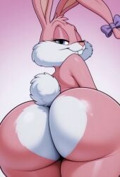 tiny_toons tiny_toon_adventures babs_bunny 1anthro 1female 1girl 2026 hands_in_front arms_in_front ai_assisted ai_generated anthro anthro_female anthro_only anthro_solo ass_focus hair_tuft short_hair pink_hair pink_body pink_fur white_hair white_fur back_view back_view_female bare_shoulders blue_eyes aqua_eyes bottom_heavy bottom_heavy_anthro bottom_heavy_female breedable bubble_ass bubble_butt butt_focus caked_up civitai coloredbin.ai curvy curvy_anthro curvy_ass curvy_butt rabbit rabbit_ears rabbit_girl rabbit_tail rabbit_humanoid pink_nose rabbit_nose buckteeth teeth pink_inner_ear ear_bow purple_bow ear_accessory ear_down ear_up cotton_tail fluffy_tail puffy_tail pink_background white_background gradient_background dumptruck_ass dumptruck_butt female female_anthro female_focus female_only female_solo full_body full_body_view fully_naked fully_naked_anthro fully_naked_female fully_nude fully_nude_anthro fully_nude_female glossy glossy_body glossy_skin half-closed_eyes half_closed_eyes wink winking_at_viewer winking one_eye_closed eye_closed huge_ass huge_butt large_ass large_butt lidded_eyes looking_at_viewer looking_back looking_back_at_viewer low-angle_view low_angle low_angle_view bottom_view looking_down looking_down_at_viewer dynamic_angle cowboy_shot toon_style side_view side_angle looney_tunes massive_ass massive_butt presenting presenting_ass presenting_butt presenting_hindquarters rear_view round_ass round_butt seductive seductive_body seductive_eyes seductive_gaze seductive_look seductive_smile shiny shiny_body shiny_skin skindentation solo solo_anthro solo_female solo_focus two-tone_body two-tone_skin two_tone_body two_tone_skin thick_legs thick_thighs thickthighs warner_bros warner_brothers eyelashes