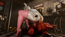3d_(artwork) abs anal animal_genitalia animal_penis animatronic anus athletic balls blender_(artwork) blender_eevee_(artwork) bow_ribbon butt_jiggle canid canine clothing crouching dark_nipples digital_media_(artwork) duo equine_genitalia equine_penis facesitting female first_person_view five_nights_at_freddy's five_nights_at_freddy's_2 fnaf1_location fox foxy_(fnaf) futanari gameplay_mechanics genital_piercing genitals gesture glowing glowing_eyes gynomorph hi_res humanoid intersex intersex/female jiggling leggings legwear machine mammal mangle_(fnaf) nails nipple_piercing nipples one_eye_closed oral oral_request panties penis piercing pink_nipples pizzeria requesting rimming robot running saggy_balls scottgames screaming sex sex_request sharp_teeth sitting sitting_on_another splatter3d squatting_pose stockings teeth underwear unfinished unknown unknown_artist vulva vulva_piercing
