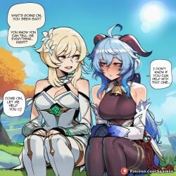 1futa 1girl 1girls ai_assisted ai_generated animal_girl anime anime_style balls big_ass big_breasts blonde_hair blue_hair boobs breasts caption clitoris cock comic comic_page curvaceous curvaceous_body curvaceous_female curvaceous_figure dialogue dickgirl female female_focus fit_female futa futa_on_female futa_only futa_sans_pussy futa_with_female futanari futanari_only ganyu_(genshin_impact) genshin_impact girl girly hentai high_resolution highres horn horns horny hourglass_figure huge_ass huge_balls huge_boobs huge_breasts huge_butt huge_cock huge_penis huge_testicles huge_thighs lumine_(genshin_impact) manga manga_page medium_ass medium_breasts medium_penis muscular patreon penis pussy self_upload sexy shiny sparklie speech_bubble stable_diffusion story text text_bubble uncensored vagina voluptuous voluptuous_female waifu waifu_diffusion worship